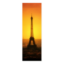 La torre Eiffel, París - señal Tarjetas De Visita