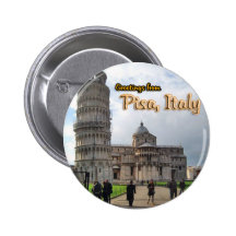 La torre inclinada de Pisa, Italia Pin