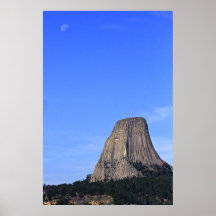 La torre Wyoming del diablo Posters
