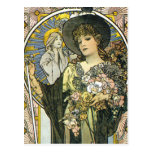 "La Tosca" (detalle) por Alfonso Mucha Postales