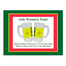 La tostada de las mujeres irlandesas el MUSEO Zazz Tarjeta Postal