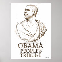 La tribuna de la gente de Obama Poster