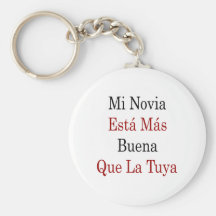 La Tuya del Mas Buena Que del MI Novia Esta Llaveros