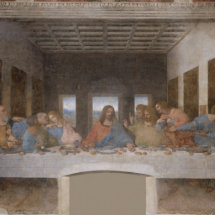 La última cena de Leonardo da Vinci Escultura Fotográfica