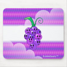 La uva emotes el mousepad tapetes de ratones
