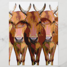 La vaca de la India Flyer Personalizado