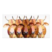 La vaca de la India Tarjeta Fotográfica