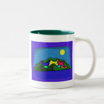 La ventana taza de café