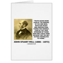La verdad de John Stuart Mill gana más piensa cita Felicitacion