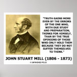 La verdad de John Stuart Mill gana más por errores Impresiones