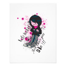 la vida apesta al niño del emo invitaciones personales 