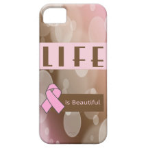 La vida es Beautiiful, superviviente del cáncer de iPhone 5 Carcasas