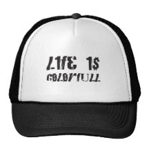 La vida es Colourfull Gorras