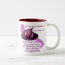 La vida es como el fútbol 3 taza
