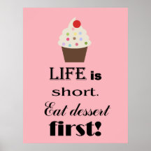 La vida es corta poster