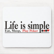 La vida es simple tapetes de ratones