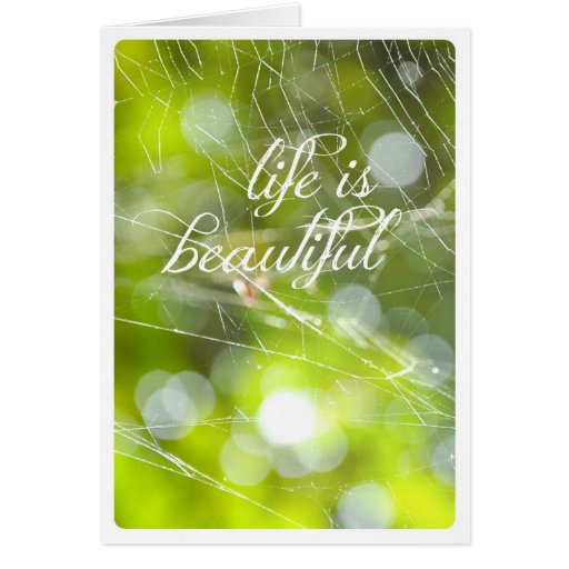 La vida es tarjeta hermosa del mindfulness de la n