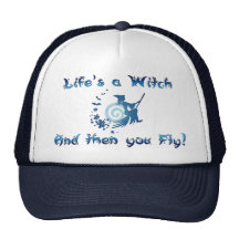 La vida es una bruja gorros bordados