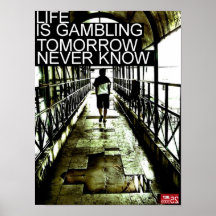 La vida está jugando el poster