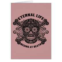 La vida eterna comienza en la muerte felicitacion 