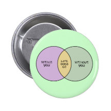La vida va en Venn Pins