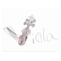 La viola del papá tarjetas postales