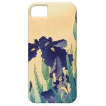 La violeta japonesa del ukiyo-e del vintage clásic iPhone 5 cárcasa