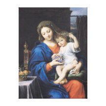 La Virgen de las uvas, 1640-50 Lona Estirada Galerías