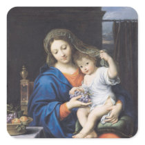 La Virgen de las uvas, 1640-50 pegatinas