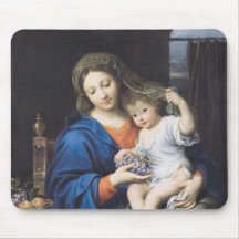La Virgen de las uvas, 1640-50 Tapete De Raton