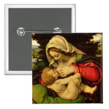 La Virgen del amortiguador verde, 1507-10 Pin