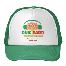 La yarda de la copia arraiga música gorros bordados