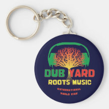La yarda de la copia arraiga música llavero personalizado