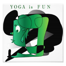 La yoga es impresión    de la diversión fotografía  
