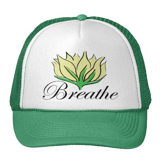 La yoga respira el regalo gorras