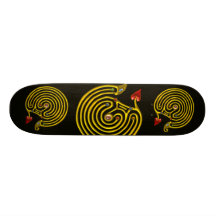 LABERINTO HÍPER, negro Patineta Personalizada