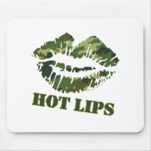 Labios calientes tapete de ratón