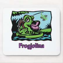 Labios de Frogjolina Pouty Alfombrilla De Raton