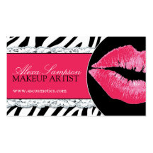 Labios de las rosas fuertes + Tarjetas de visita d