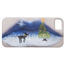 Labios del día de fiesta iPhone 5 protectores