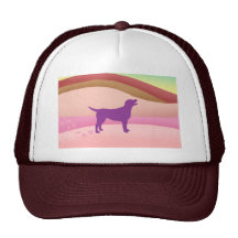 Laboratorio retro fresco de las colinas gorros  