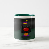 Labrador negro Retreiver Halloween tazas