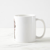 Labrador retriever del chocolate taza