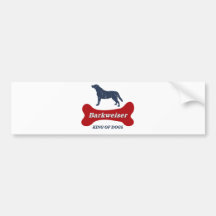 Labrador retriever etiqueta de parachoque
