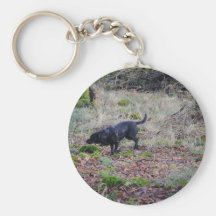 Labrador retriever negro llavero personalizado