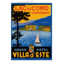Lac de Como Tarjeton