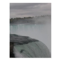 Lado americano de la fotografía de Niagara Falls e Tarjeta Postal