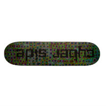 Lado cibernético tabla de skate