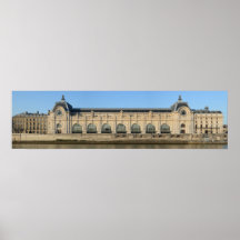 Lado norte del edificio del museo de Orsay Posters