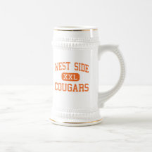 Lado oeste - pumas - High School secundaria - Gary Tazas De Café